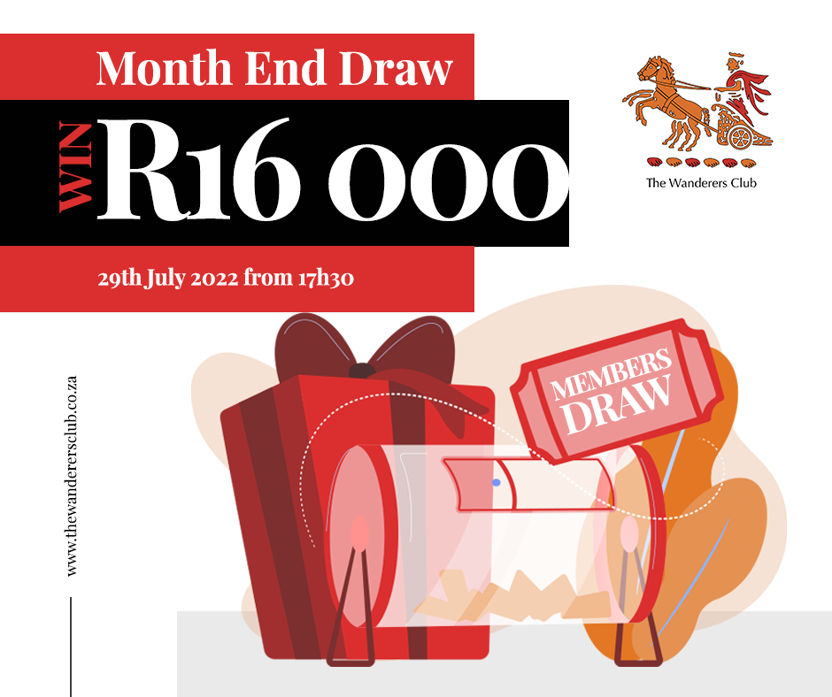 wanderers club Month End Draw 1