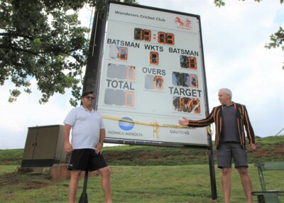 wanderers club Konica Minolta Gauteng Sponsor New Scoreboard 3